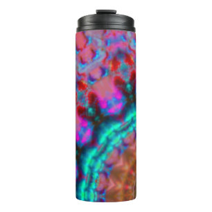 Bouteilles Isothermes Mandala-colorrose-rouge-bleu-kaléidoscope rm