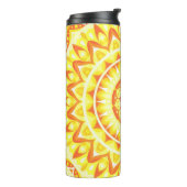 Bouteilles Isothermes Mandala de base jaune (Tourné sur la gauche)
