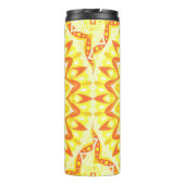 Bouteilles Isothermes Mandala de base jaune (Dos)