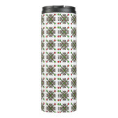 Bouteilles Isothermes Mandala Flocon de Noël de Noël (Dos)