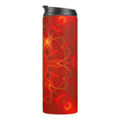 Bouteilles Isothermes Mandala Thin Lines Couleurs chaudes Rouge foncé Ar (Tourné sur la droite)
