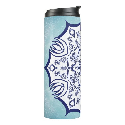 Bouteilles Isothermes Mandel Bleu & Blanc Avec Créatures Tumble Thermiqu (Tourné sur la gauche)