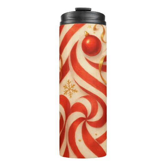 Bouteilles Isothermes Manège Bonbon de Noël (Devant)