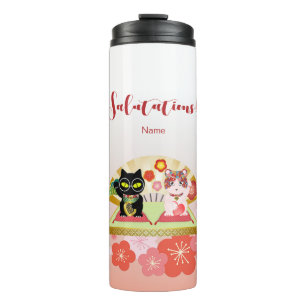 Bouteilles Isothermes Maneki Neko Lucky Poiluna