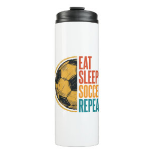 Bouteilles Isothermes Manger Dormir Football Répéter Conception de Maill
