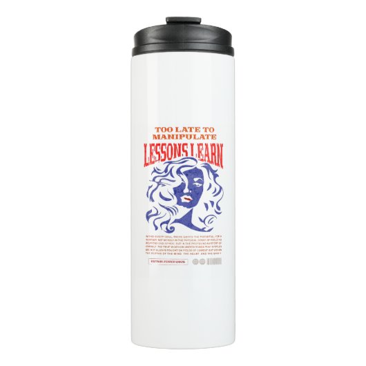 BOUTEILLES ISOTHERMES MANIPULATE LESSONS LEARN THERMAL TUMBLER (Devant)