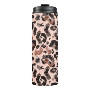 Bouteilles Isothermes Manteau de léopard, peau d'animal sans couture mot