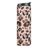 Bouteilles Isothermes Manteau de léopard, peau d'animal sans couture mot (Tourné sur la gauche)