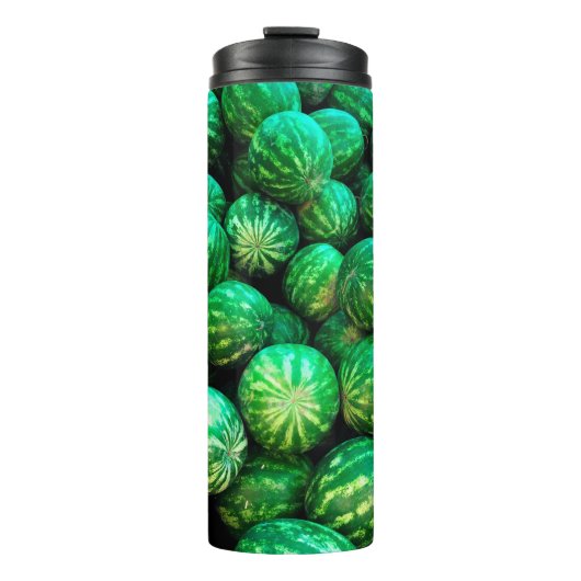 Bouteilles Isothermes Many watermelons on the market background (Devant)