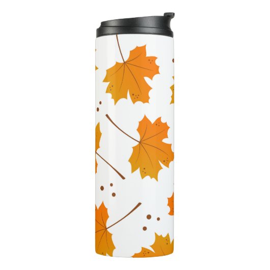 Bouteilles Isothermes Maple Mirth : Feuilles d'automne de dessin (Tourné sur la gauche)