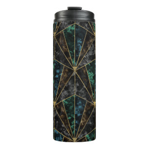 Bouteilles Isothermes Marbre Art Déco : Malachite Luxe