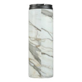 Bouteilles Isothermes Marbre blanc granit luxe texture naturelle (Dos)