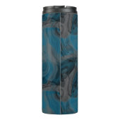 Bouteilles Isothermes Marbre bleu et gris Abstrait (Dos)