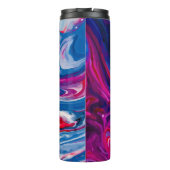 Bouteilles Isothermes Marbre bleu rouge (Dos)