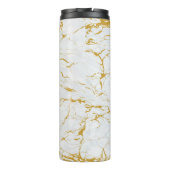 Bouteilles Isothermes Marbre Golden Texture Motif sans couture (Dos)