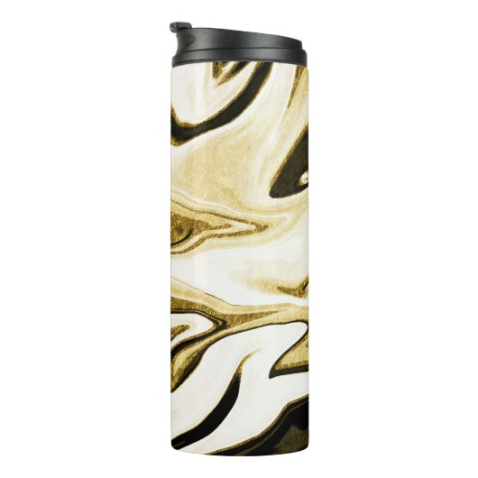 Bouteilles Isothermes Marbre liquide rétro-numérique élégant Abstrait (Tourné sur la droite)