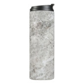 Bouteilles Isothermes Marbre Monogramme Blanc Et Gris (Tourné sur la gauche)