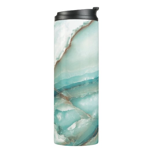 Bouteilles Isothermes Marbre Multicolore : Onyx effet verre. (Tourné sur la gauche)