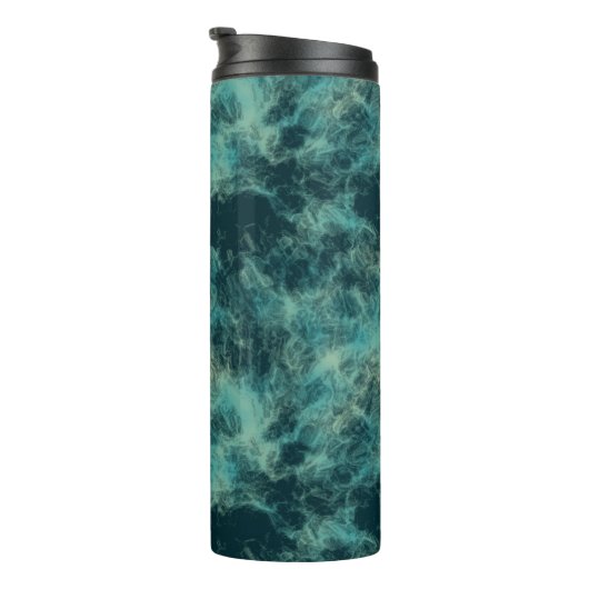 Bouteilles Isothermes Marbre turquoise Abstrait (Tourné sur la droite)