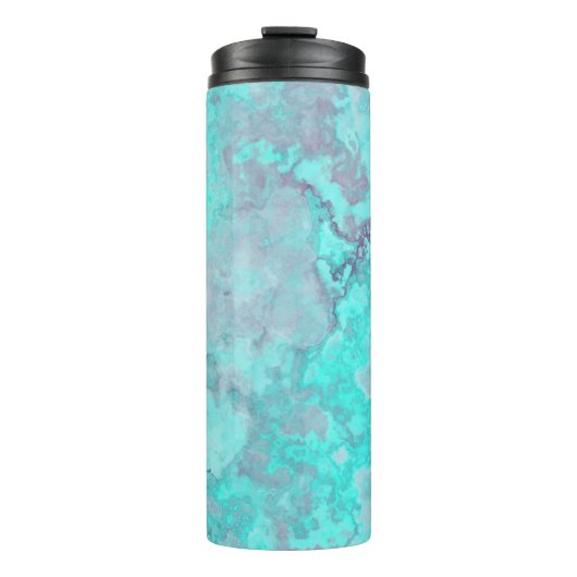 Bouteilles Isothermes Marbre turquoise Abstrait (Devant)