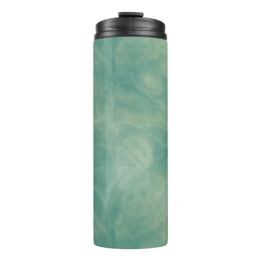 Bouteilles Isothermes marbre vert abstrait (Devant)