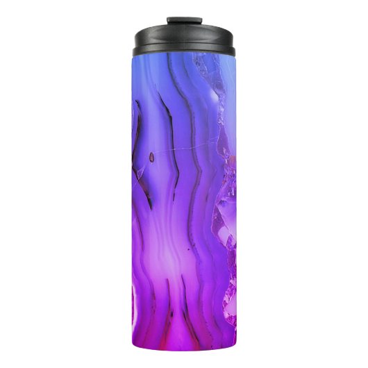 Bouteilles Isothermes Marbre Violet Exotique (Devant)