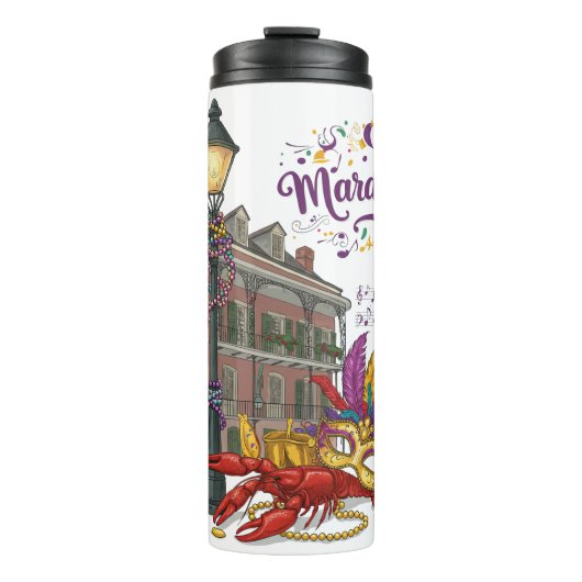 Bouteilles Isothermes Mardi gras (Devant)