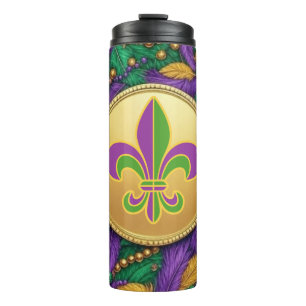 Bouteilles Isothermes Mardi Gras Fleur de lis