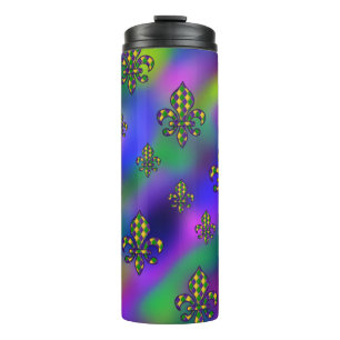 Bouteilles Isothermes Mardi Gras Motif