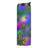 Bouteilles Isothermes Mardi Gras Motif (Tourné sur la gauche)