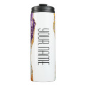 Bouteilles Isothermes Mardi Gras Tumbler, Mardi Gras Agate vert pourpre (Devant)