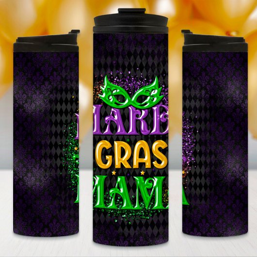 Bouteilles Isothermes Mardi Gras Tumbler, Mardi Gras Mama