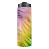 Bouteilles Isothermes Mardi Gras Tumbler, Tigre Vert Jaune Violet (Devant)