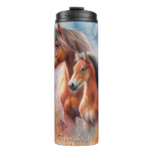 Bouteilles Isothermes Mare Foal Butterfly Floral Meadow (Devant)