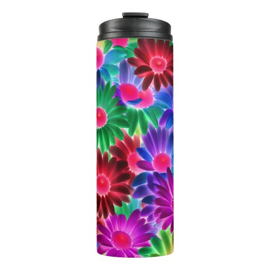 Bouteilles Isothermes Marguerites à l'envers #76 - (Devant)