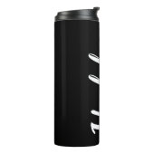 Bouteilles Isothermes Mari Hubby Simple Noir Blanc Texte Cadeau (Tourné sur la gauche)