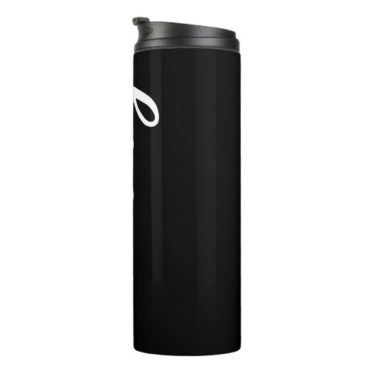 Bouteilles Isothermes Mari Hubby Simple Noir Blanc Texte Cadeau (Tourné sur la droite)
