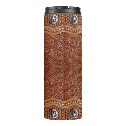 Bouteilles Isothermes Mariage à la Campagne Occidental Rustique Monogram (Dos)