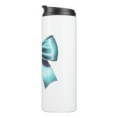 Bouteilles Isothermes Mariage de Fête des mariées élégant à Bow bleu tur (Tourné sur la droite)