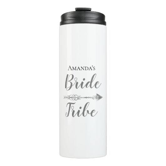 Bouteilles Isothermes Mariée Bohème Chic Tribu Personnalisée     (Devant)