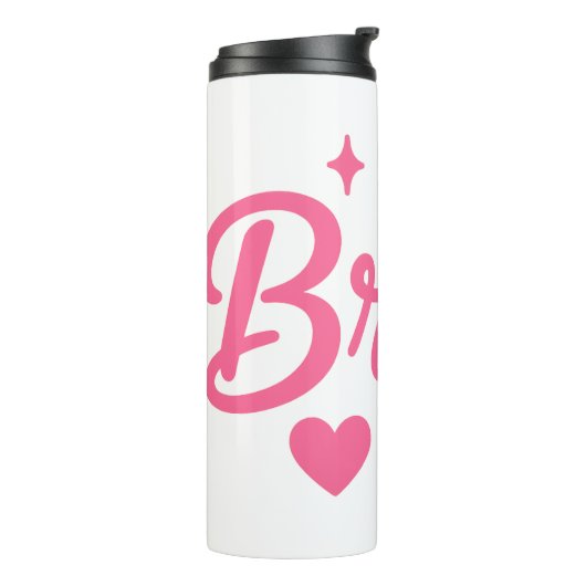 Bouteilles Isothermes Mariée Néon Rose (Tourné sur la gauche)