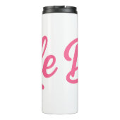 Bouteilles Isothermes Mariée Néon Rose (Dos)