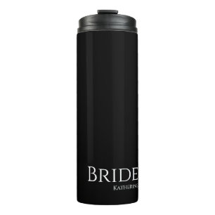 Bouteilles Isothermes Mariée noir et blanc-