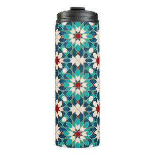 Bouteilles Isothermes Marine Bleu Turquoise Blanc Marbre Rouge Marbre Ma
