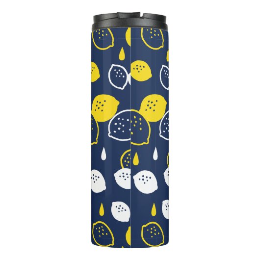 Bouteilles Isothermes Marine Blue Lemon Art - Refresh Citrus Design (Dos)