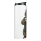 Bouteilles Isothermes Marmotte buvant du thé (Tourné sur la gauche)
