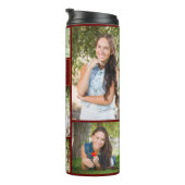 Bouteilles Isothermes Maroon Gold Graduate Photo Collage Graduation (Tourné sur la droite)