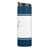 Bouteilles Isothermes Marque-page Moderne Navy (Tourné sur la droite)