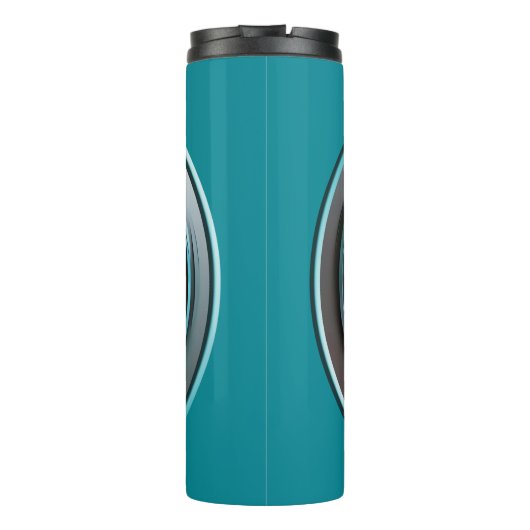 Bouteilles Isothermes Masque robotique bleu - Montée de l'AI dominioN (Dos)