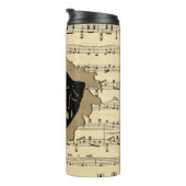 Bouteilles Isothermes Masques théâtraux et partitions (Tourné sur la droite)